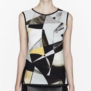 Helmut Lang Cubist Abstract Blouse Women’s Small